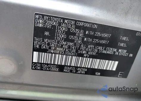 2020 Toyota Rav4 Le from USA, damaged, VIN JTMH1RFV2LD060611